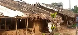 A picture of a village house in Southern Nigeria