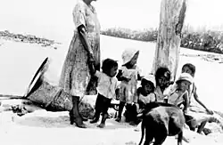 Image 4Ecuadorian children on a Galápagos beach in the 1920s (from Galápagos Islands)