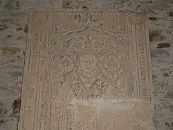 Guillaume Chupin's tombstone.