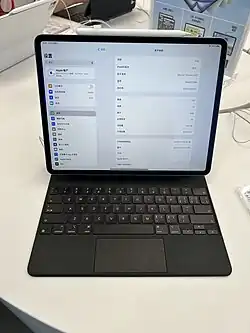 Picture of two iPad Airs. One 11-inch and one 13-inch.