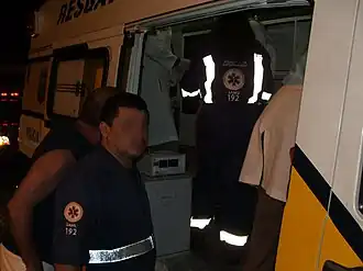 Rescue PRF - Doctor and nurses working with the police