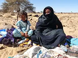 Image 13A Moorish family in the Adrar Plateau. (from Mauritania)