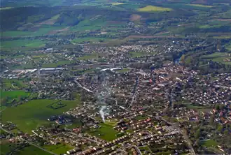 An aerial view of Saint-Sulpice