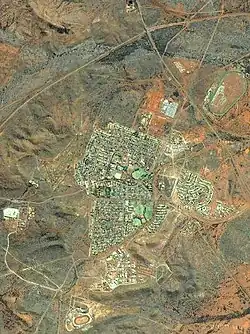 Aerial view of Newman, Western Australia