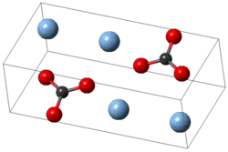 Crystal structure of silver carbonate