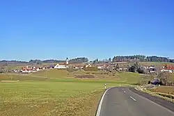 View of Ainhofen from the south