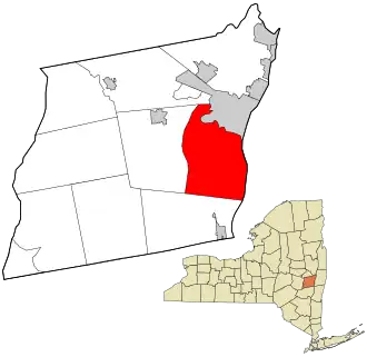 Location in Albany County in the state of New York.