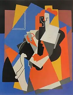 Albert Gleizes, 1920, Femme et enfant (Woman and child), reproduced in Der Sturm, 5 October 1921
