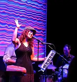 Alexa Weber Morales performing at Bake's Place in Seattle, WA in 2012