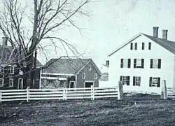 Historic buildings, Alfred Shaker Village, Maine, c. 1880