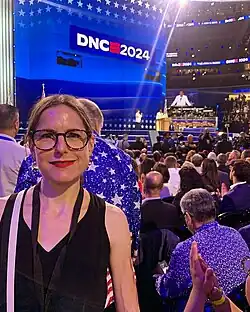 Amanda Marcotte at the 2024 Democratic National Convention