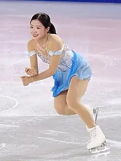 Ami Nakai at the 2024 Junior Grand Prix Final