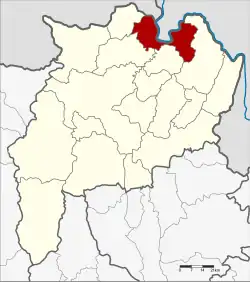 District location in Chiang Rai province