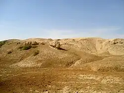An ancient mound at the city of Kish, Mesopotamia, Babel Governorate, Iraq