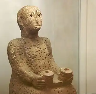 Stone statue from Addi-Galamo, Tigray Province, 6th - 5th century BCE