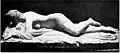 June included this photo of the statue that he was imitating, captioning it "Ancient Greek Statue of an Androgyne, Called 'Hermaphroditos,' Now in the Uffizi Gallery, Florence, Italy"