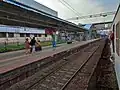 View of Andheri station platform 8