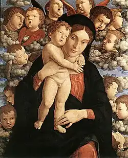 Madonna of the Cherubim by Andrea Mantegna, c. 1485