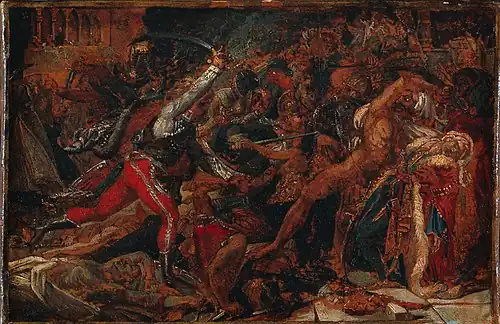 Sketch for The Revolt of Cairo, c. 1809, Cleveland Museum of Art