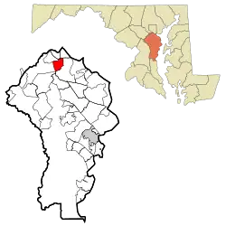 Location of Ferndale, Maryland