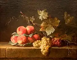 Still Life with Peaches and Grapes