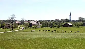 A general view of Arc-sous-Montenot