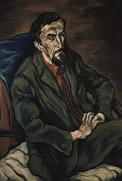 Archie Hind painted by Alexander Moffat in 1968