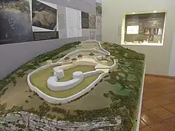 Architectural model of the Castro of Zambujal in Leonel Trindade Municipal Museum