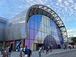 The outside of the Grand Palais Éphémère.