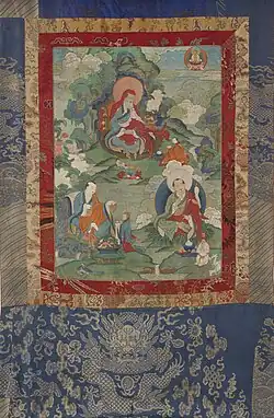 Arhats Ajita, Kalika, and Vanavasin