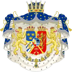 Arms of Prince August after 1844