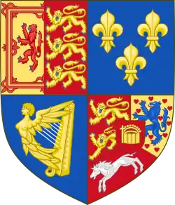 Coat of arms of Hanoverian Monarchs of Great Britain used in Scotland