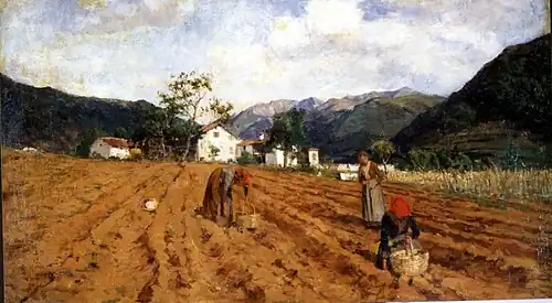 Potato harvesting. (1877)