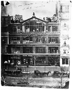 Nadar's studio at 35 Boulevard des Capucines in 1860.