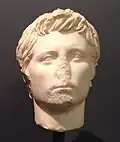 Bust of Augustus in Spoleto, one of the two examples of the 'Béziers-Spoleto' portrait type[9]