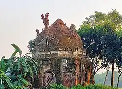 The mosque, from a distance