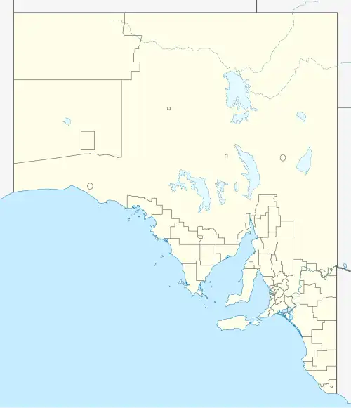 Nyapaṟi is located in South Australia