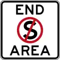 (R5-73) End of No Stopping Area