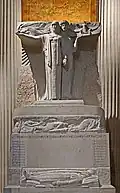 Monument to Unknown Heros by Bouchard at the Pantheon.