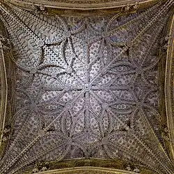 Crossing vault of Seville Cathedral by Juan Gil de Hontañón