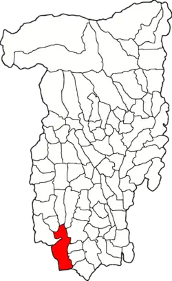 Location in Vâlcea County