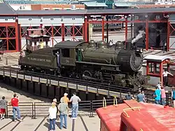BLW #26 on the Turntable at Steamtown. (August 2017)