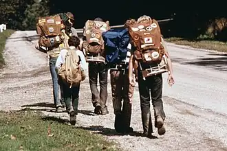 Boy Scouts Hiking the Cuyahoga Trail