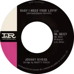 side-A label by Imperial Records