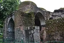 Back view of the mosque