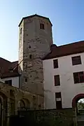 Bennoturm at the castle where anabaptists were imprisoned