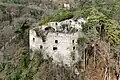 Southeast view of the Merkenstein castle ruins