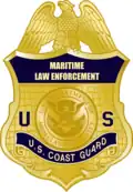 USCG Maritime Law Enforcement unit badge
