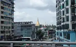 View from the Shwe Gone Daing flyover