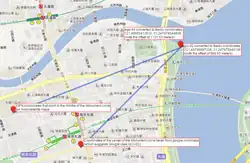 Baidu Map with WGS-84, GCJ-02 and BD-09 markers